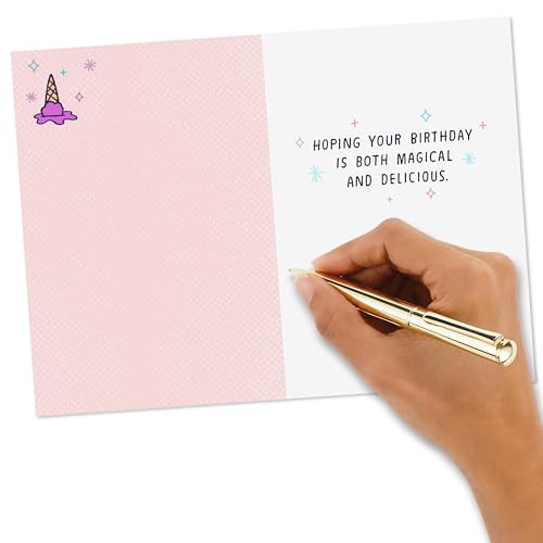 Funny Unicorn Birthday Card - Hallmark Shoebox Greeting Card