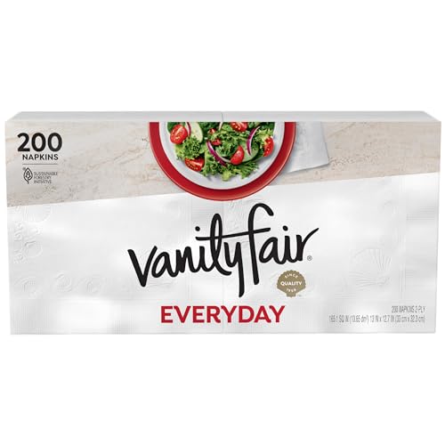 Vanity Fair Everyday 200 Count 2-Ply Disposable Napkins