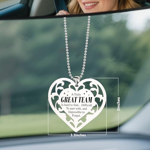 Heart Shaped Stainless Steel Team Appreciation Gift Ornament