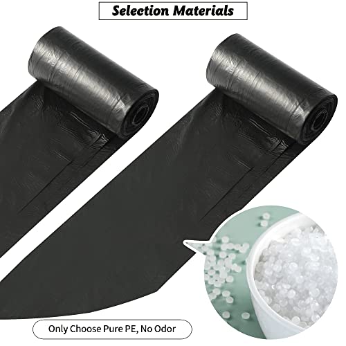 200 Pack Mini Trash Bags for Small Bins - Leak-Proof 0.5 Gallon/2L, 10 Rolls of 20, Car & Office Use