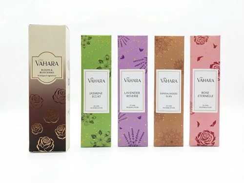 Bloom & Bliss Incense Sticks - Natural Long Burning Aroma for Meditation & Relaxation