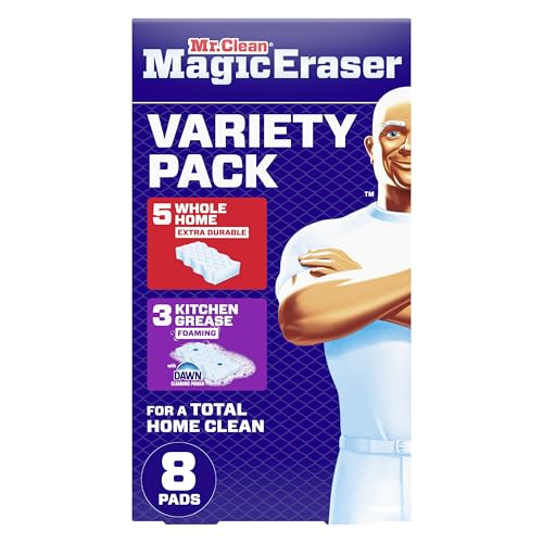 Mr. Clean Magic Eraser Variety Pack - 8 Count Upgraded Cleaning Sponges