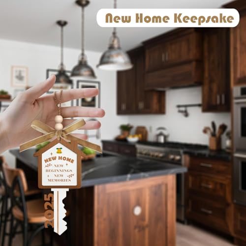 First Home Christmas Ornament Wood Decor - 2025 New Housewarming Gift