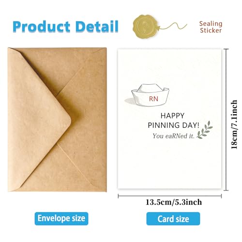 RN Graduation Card Gift for Nurse Pinning Day | You eaRNed it