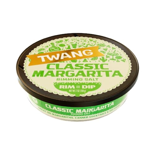 Twang Classic Flavored Salt Rimmer for Margaritas and Cocktails, 4 Ounce