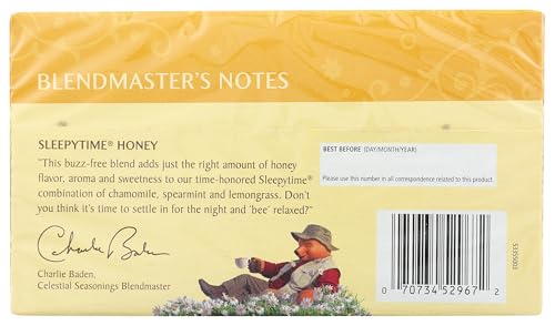 Sleepytime Honey Herbal Tea - 20 Ct | Celestial Seasonings Sleepytime Variation