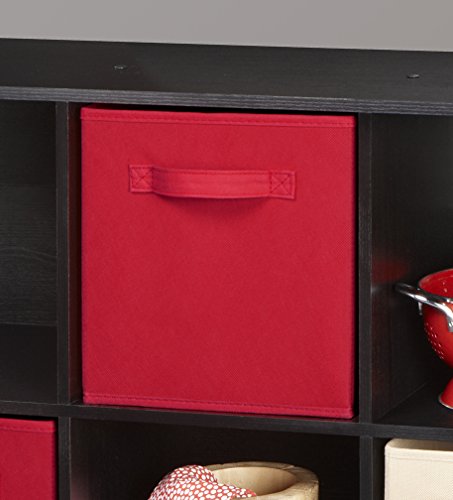 ClosetMaid Cubeicals Fabric Drawer - Red, 11" x 10.25" x 10.25"