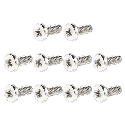 M4 x 10mm Stainless Steel TV Mounting Screws - 10 Pack