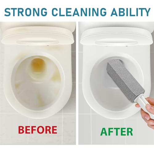 Pumice Cleaning Stone 2 Pack - Scratch-Free Toilet Bowl Cleaner