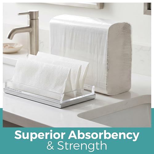 Multifold Paper Towels, 1-Ply, 250 Sheets, Bulk Pack for Home & Commercial Use
