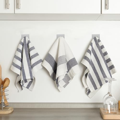 HARFINGTON Waterproof Stainless Steel Adhesive Wall Hooks - 2 Pack