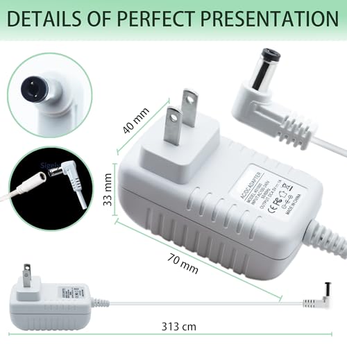 4.5V Power Adapter for Lemax Lighted Village Accessories - 4.5V 4 Plugs Variation