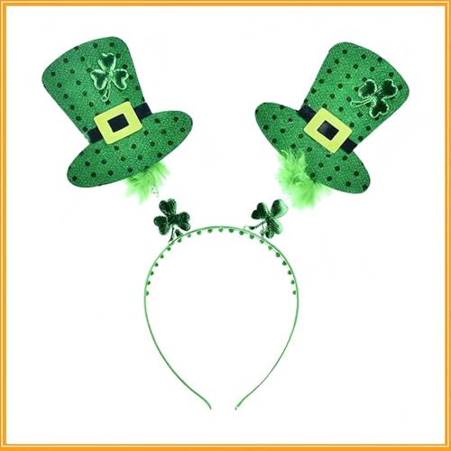 St. Patrick's Day Leprechaun Headband Bopper Set - 2 Pack