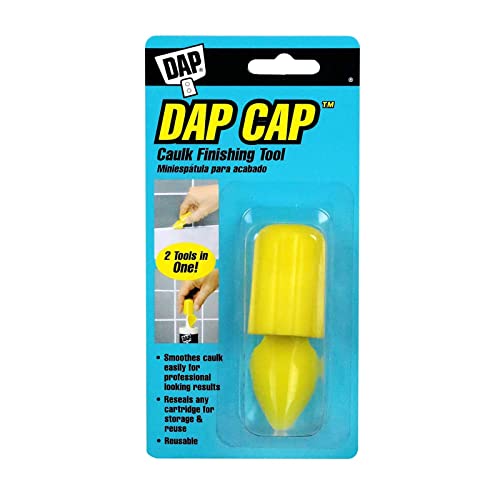 DAP Cap Caulk Finishing Tool - Easy Application, Yellow