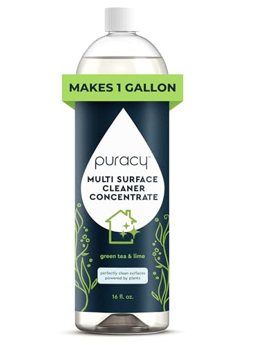 Puracy All-Purpose Plant-Based Surface Cleaner - Green Tea & Lime, 16 fl oz