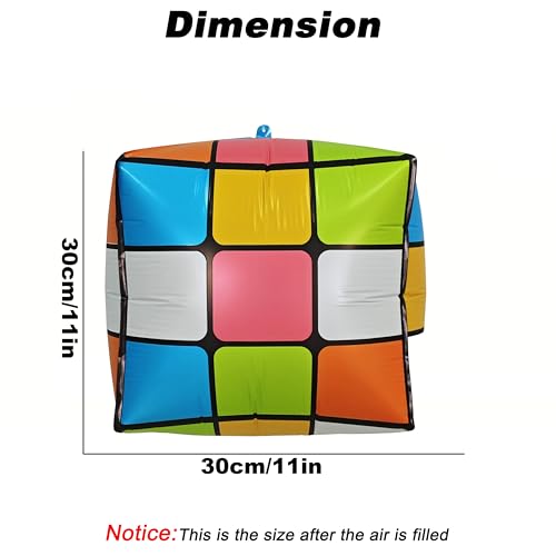 4D Magic Cube Square Inflatable Dice Balloons - 22 Inch (2pcs)
