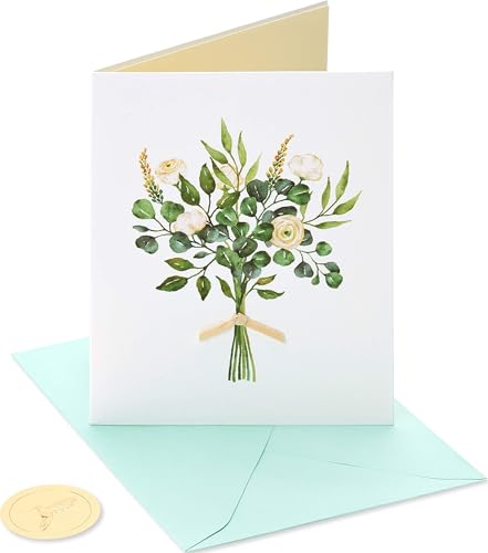 Papyrus Wedding Card - Beautiful Lifetime of Love Floral Design