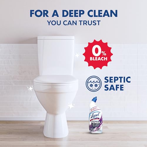 Lysol Power + Odor Fighting Toilet Bowl Cleaner, Fresh Clean, 24 oz, 2 Pack
