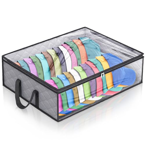 Fixwal Hat Storage Bag for Baseball Caps - Large Capacity Organizer, 40 Hats