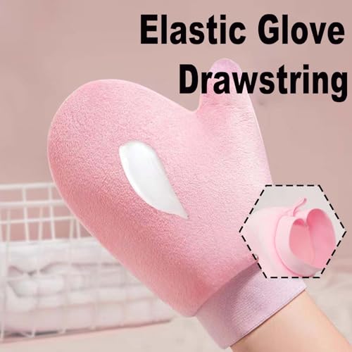 Castor Oil Pack Gloves for Hands, Washable Double-Sided Reusable Hand Wrap