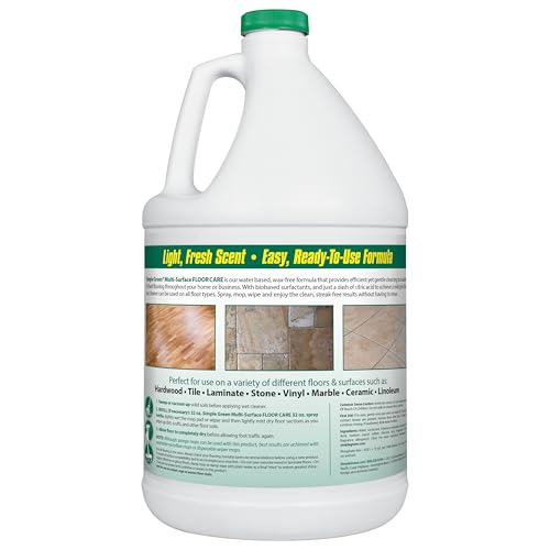 Simple Green Multi-Surface Floor Cleaner, pH Neutral, 128 Fl Oz
