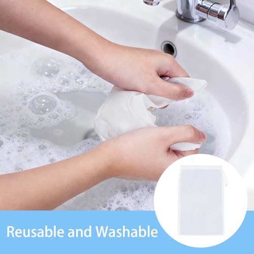 Yookat 5PCS Reusable Nut Milk Bag 100 Mesh Fine Nylon Strainer