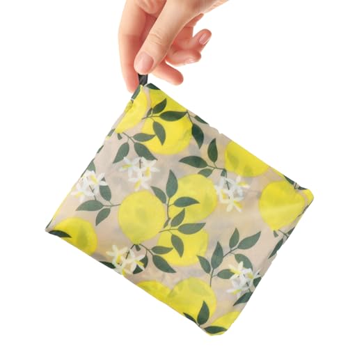 LLMSIX Foldable Reusable Grocery Bags - 3PCS Durable Tote Set