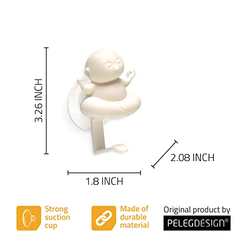 Yogi Sponge Holder with Suction Cup - Cute Plastic Kitchen Sink Organizer