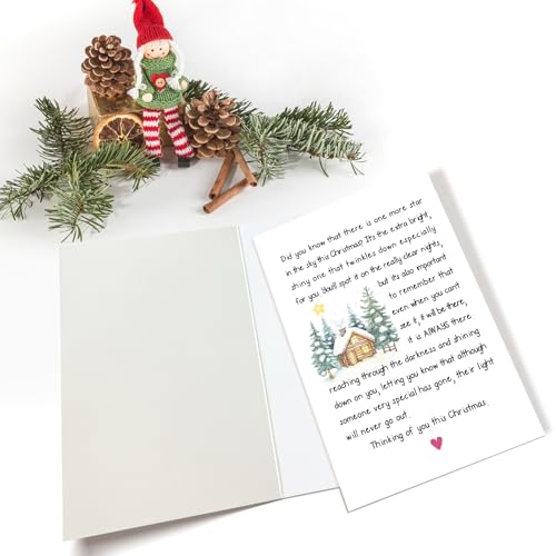 Sympathy Christmas Card for Loss of Loved One | Goroar