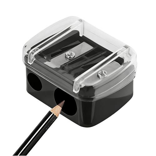 Dual Hole Makeup Pencil Sharpener for Eyeliner and Lip Liner