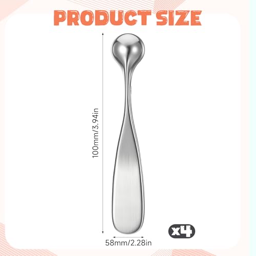Metal Eye Cream Applicator Wand and Massage Stick 4-Pack