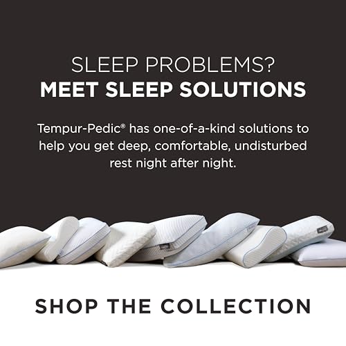 Tempur-Pedic Memory Foam Symphony Pillow Luxury Soft Feel, Standard, White