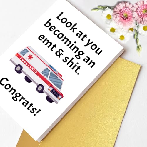 Funny EMT Graduation Card - Celebrate Emergency Medical Service