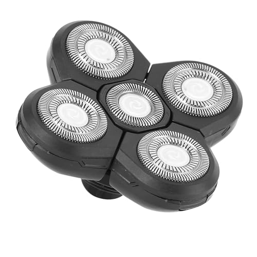 LUCKDANO Electric Shaver Replacement Head 5-Blade Rotating Beard Shaver