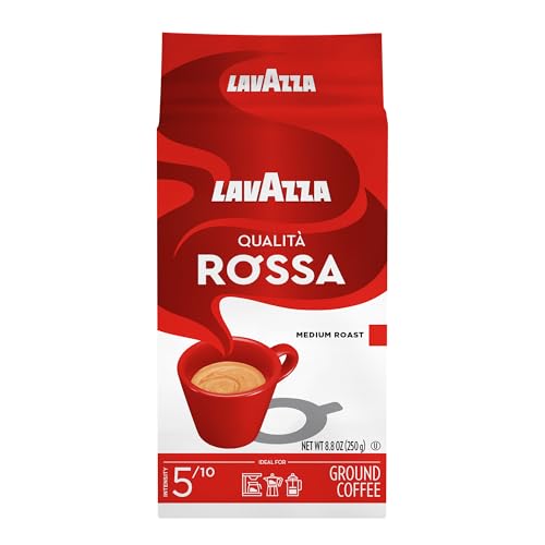 Lavazza Qualità Rossa Ground Coffee, Medium Roast, 8.8 oz