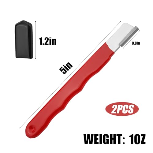 2-Pack Wolfram Steel Pocket Blade Sharpener for Garden Tools
