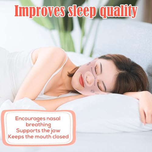 Fukaisu Adjustable Sleeping Chin Strap for V Line Face Shaping & Snoring Relief