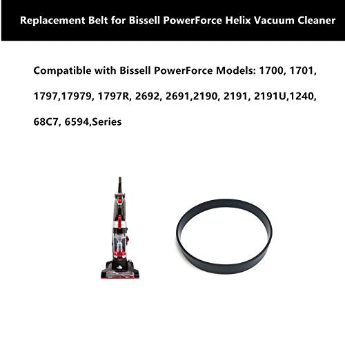 Replacement Belts for Bissell PowerForce Helix Vacuum Cleaner - 2 Pack