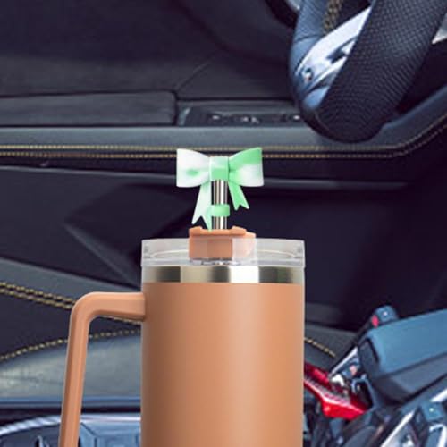 Orange Silicone Straw Cover for Stanley 30 & 40 Oz Tumblers
