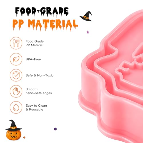 Halloween Cookie Cutters Set - 8 Fun Shapes for Kids & Parties