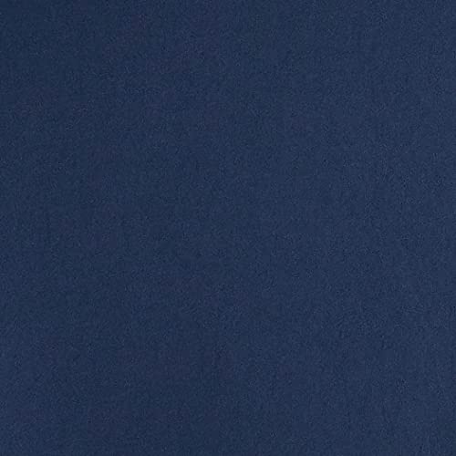 Amazon Basics Pleated Bed Skirt, Twin Size, Navy Blue, 16-Inch Drop