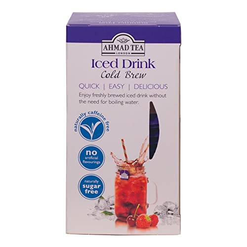 Ahmad Tea Cold Brew Summer Fruits Herbal Tea Bags - 20 Count