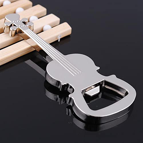 YALLNASL Stainless Steel Guitar Beer Bottle Opener - Music Lover Gift
