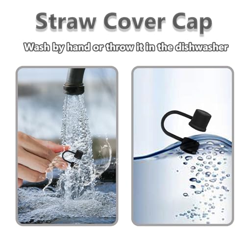 6PCS Silicone Straw Covers for Stanley Cup 30-40 oz Tumblers