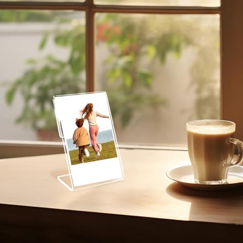 8 Pack Acrylic Mini Picture Frames for Instax Mini & Polaroid 2x3 Photos