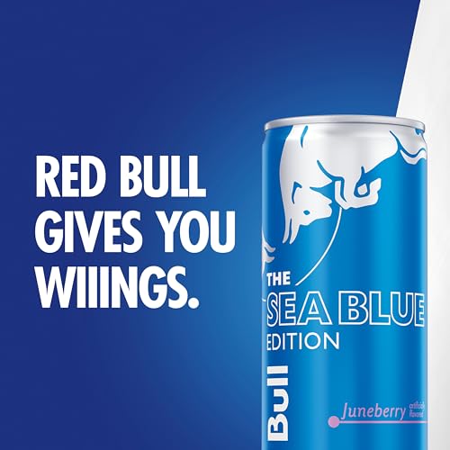 Red Bull Sea Blue Edition Energy Drink - Juneberry, 12-Pack