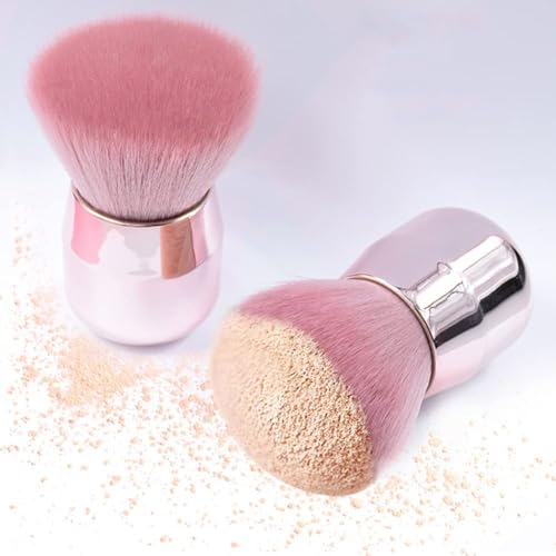 Nail Dust Brush Soft Kabuki Bristles for Acrylic and Dip Powder Manicure Cleanup