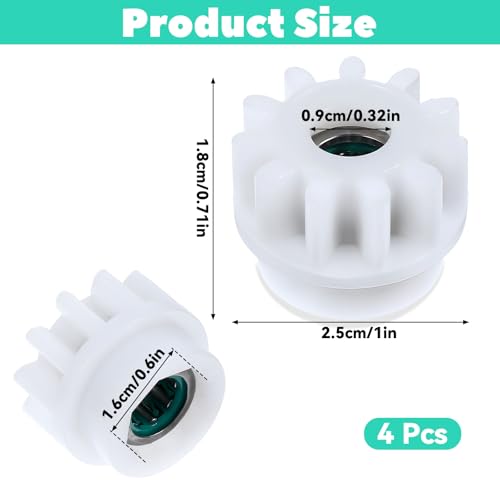 Larrel Spin Mop Replacement Parts 4 Pack for O-Cedar & Vileda Buckets