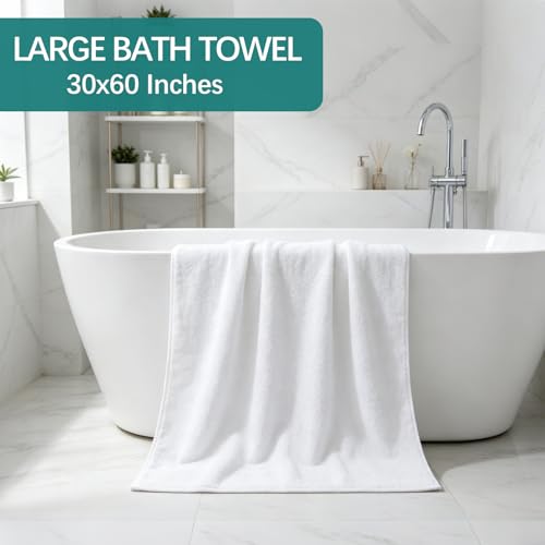 GEKIXUTP Sublimation Blank Bath Towel 30x60 Inch White Microfiber DIY