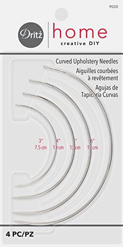 Dritz Home Curved Upholstery Hand Needles Set - 4 Sizes